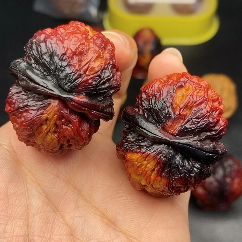 【闪购商品】把件文玩核桃40尺铁狮子头