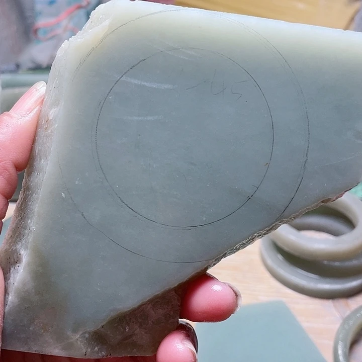 和田玉手镯未镶嵌?***?加工定制