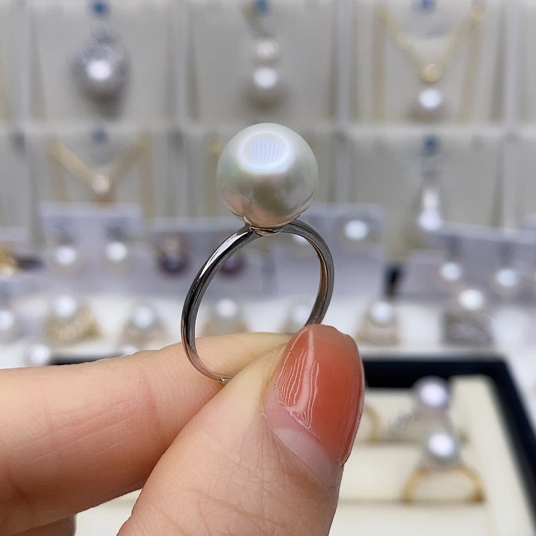 淡水珍珠颈饰银S925镶嵌