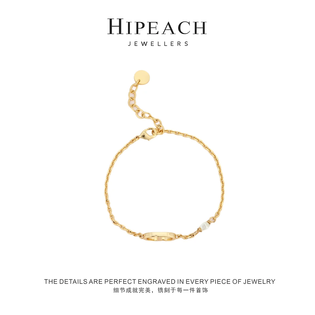 铜合金手链  镀K金 猪鼻温柔气质手链HTW0090