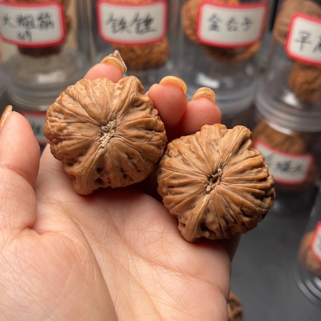 文玩核桃把件随*铁锤全品42.5