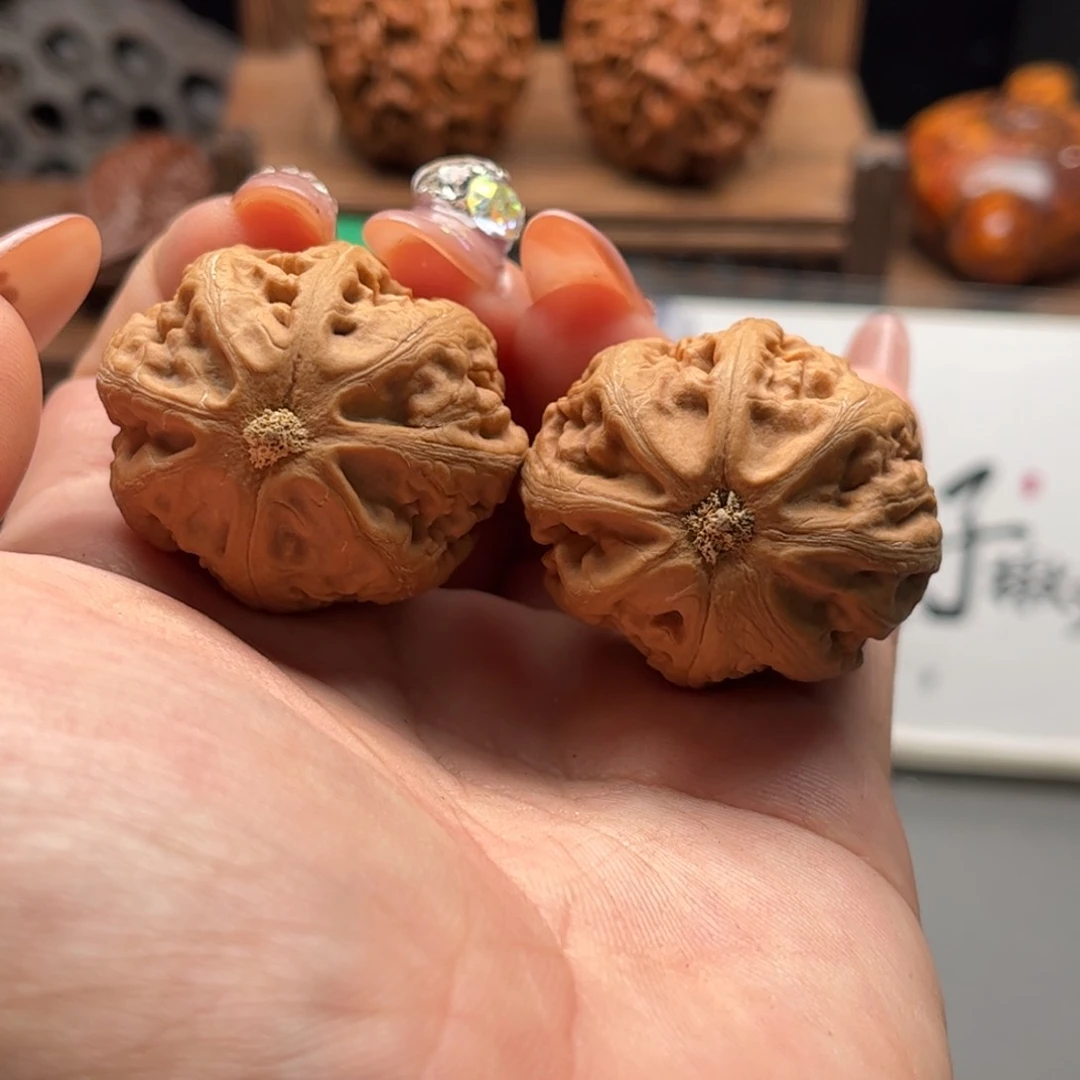 文玩核桃把件逍*@关东木子家楸大胖70