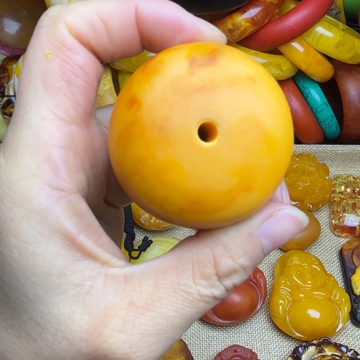 琥珀未镶嵌手链蜜蜡