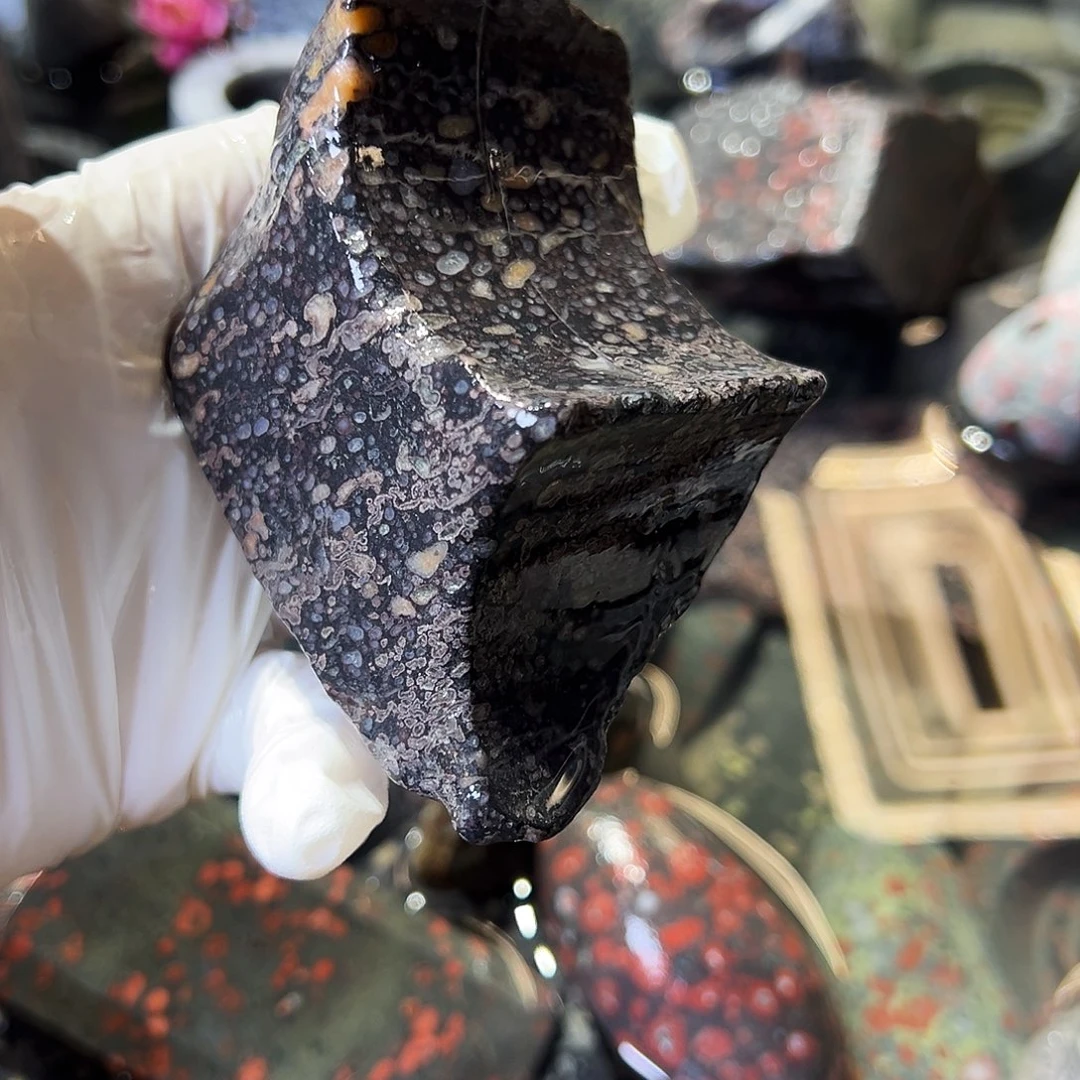 梅花玉鱼缸石茶周边微瑕不退不换