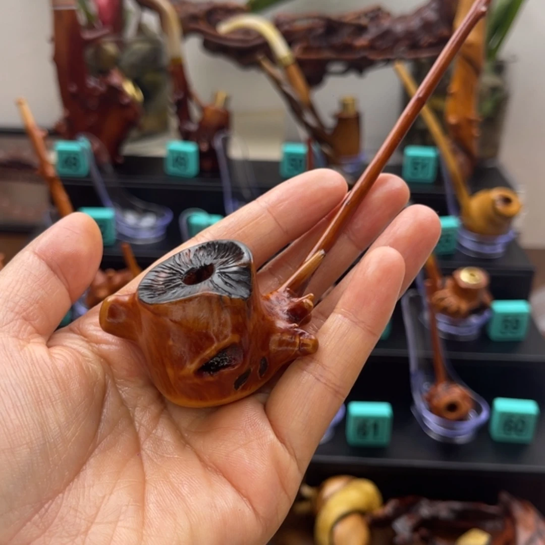 @***醒贵州檬子木烟斗一物一拍