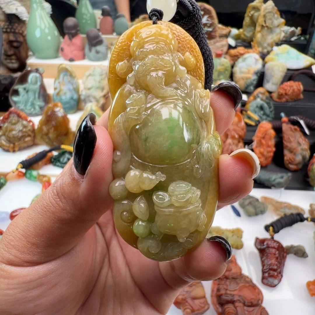 翡翠挂件未镶嵌用****9