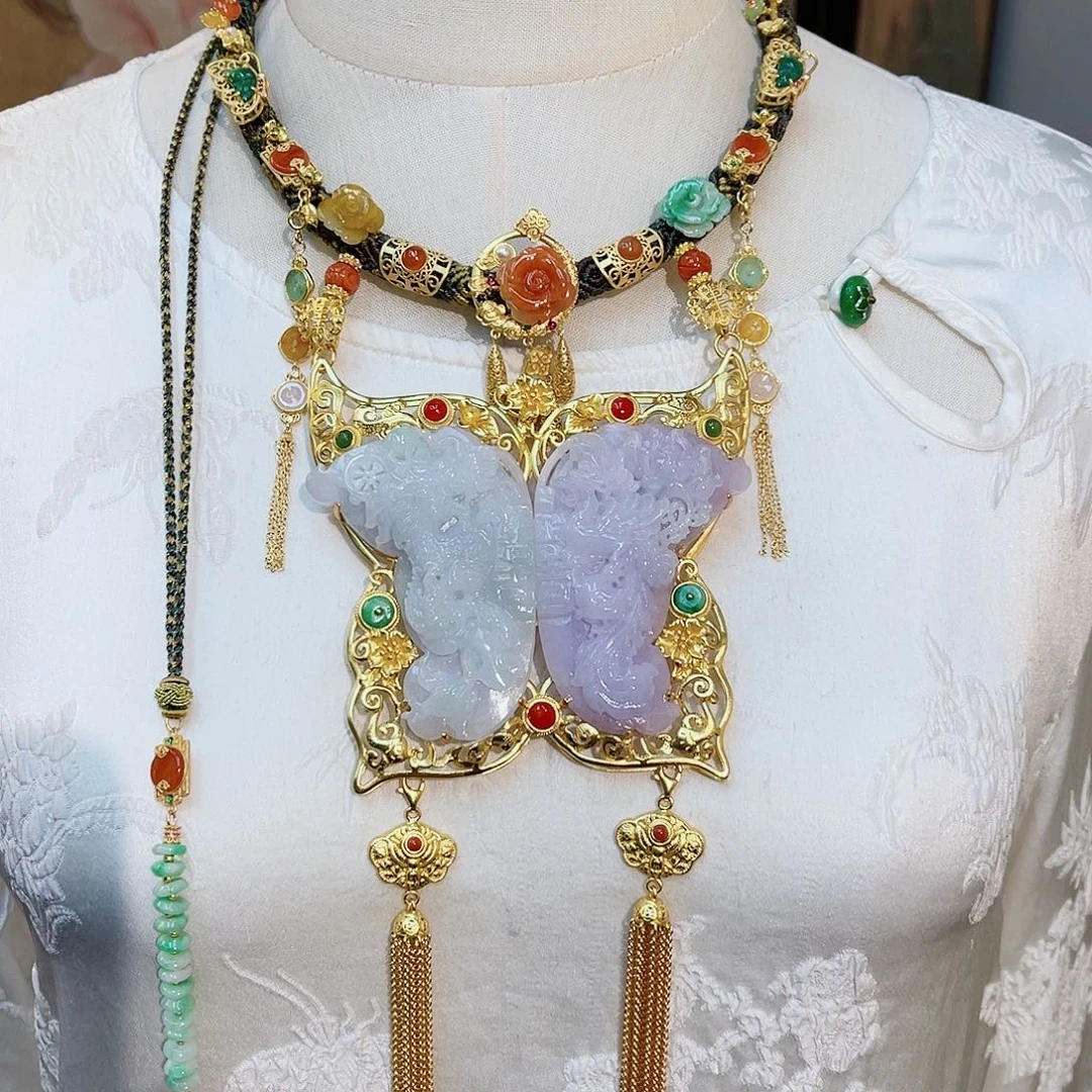 颈饰合金翡翠48小时鉴赏期1