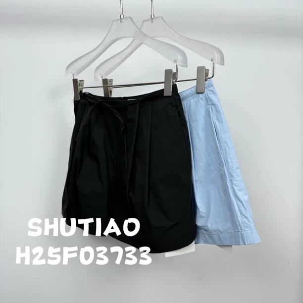 【SHUTIAO】2025夏季：新款小众设计款短裤H25F03733
