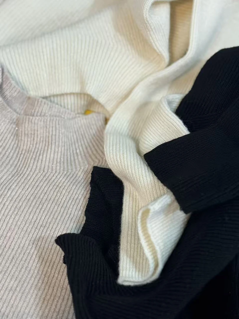 时尚百搭100%羊毛打底衫ZJF