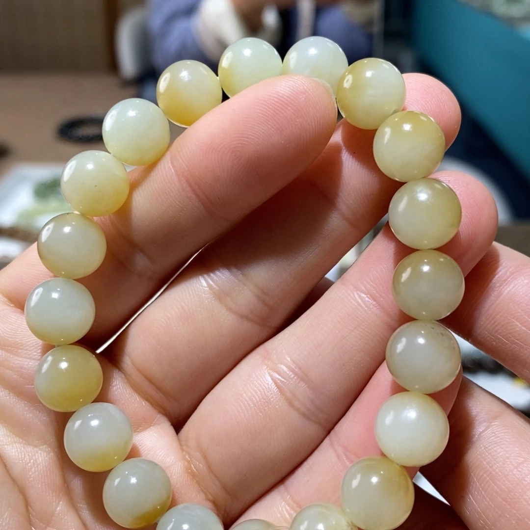 和田玉未镶嵌手链110