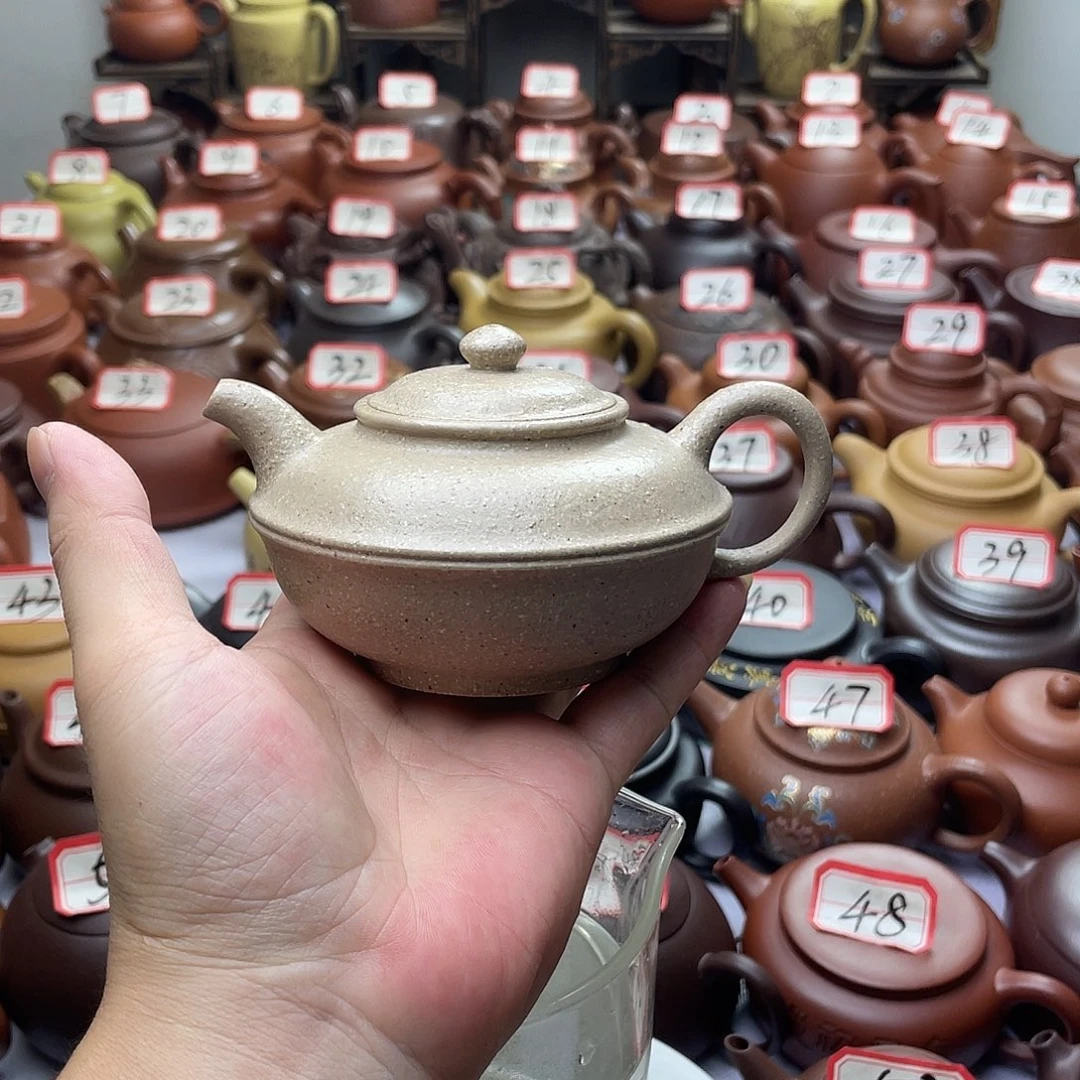 紫砂壶宜兴紫砂半手工