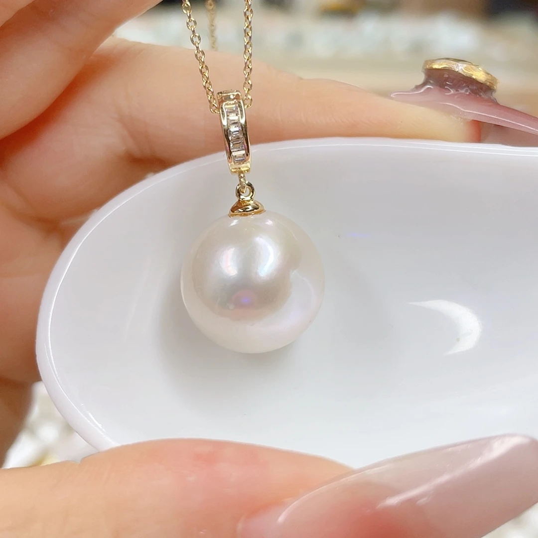 淡水珍珠未镶嵌吊坠(赠链)