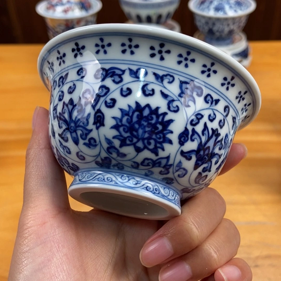 手绘现代茶具非古董