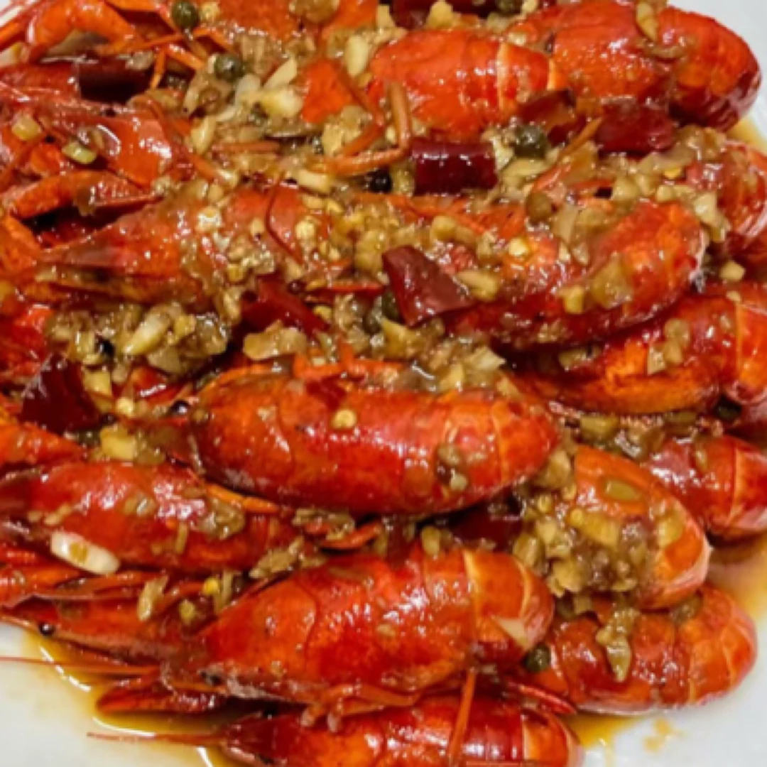 小号小龙虾麻辣或蒜蓉2斤含配料（口味备注不备注默认麻辣）