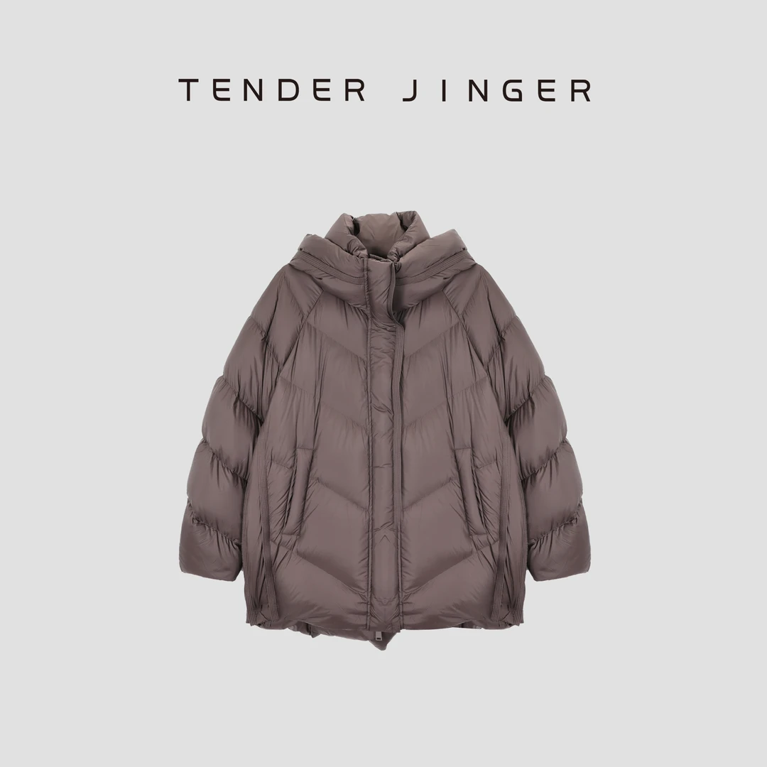 Tender Jinger｜线下专供 一手长95连帽鹅绒服T54XSX50254