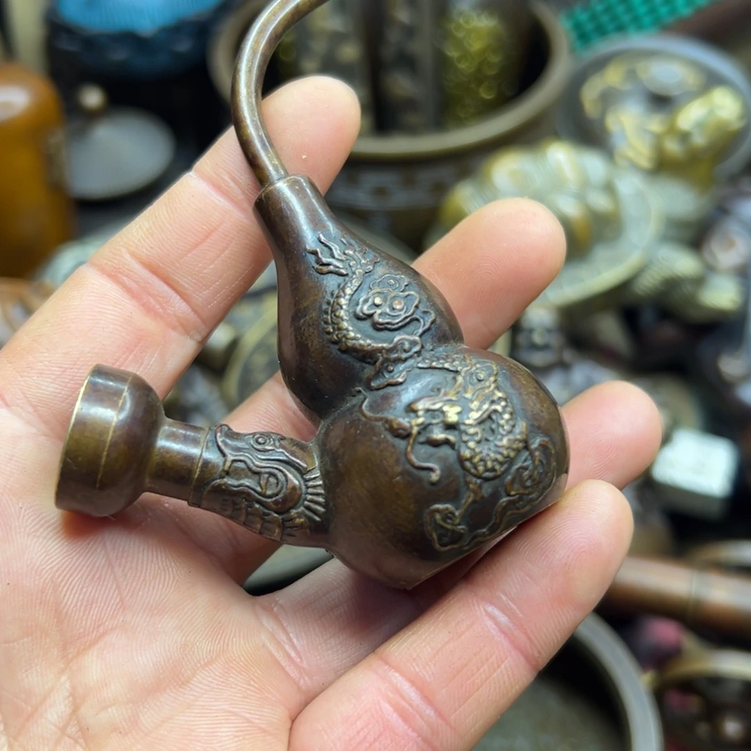 铜摆件欢迎欢迎你