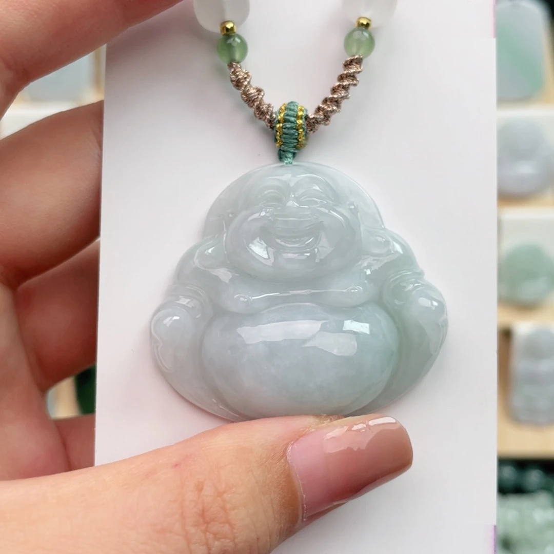 颈饰未镶嵌翡翠佛公