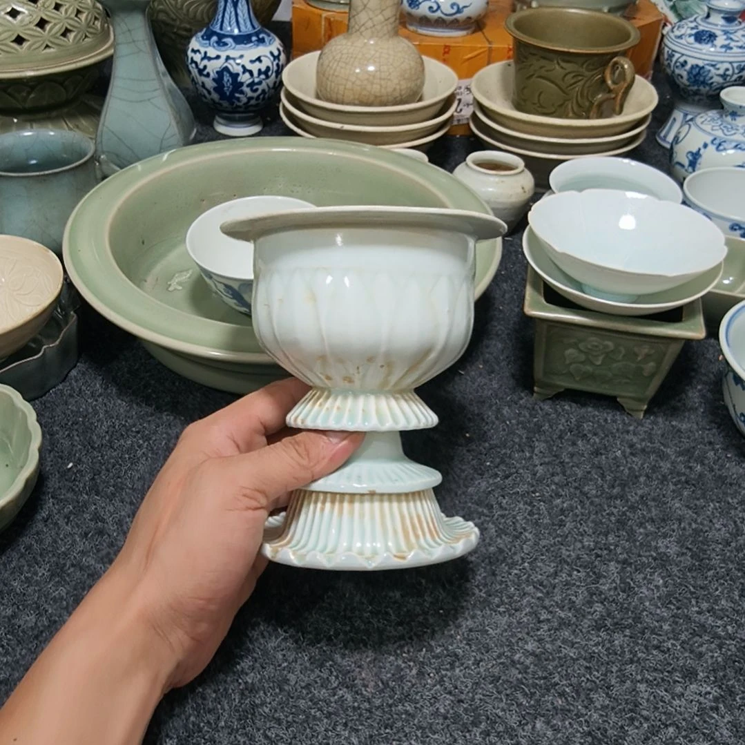 紫砂茶盘玩*湖田窑小罐子一全