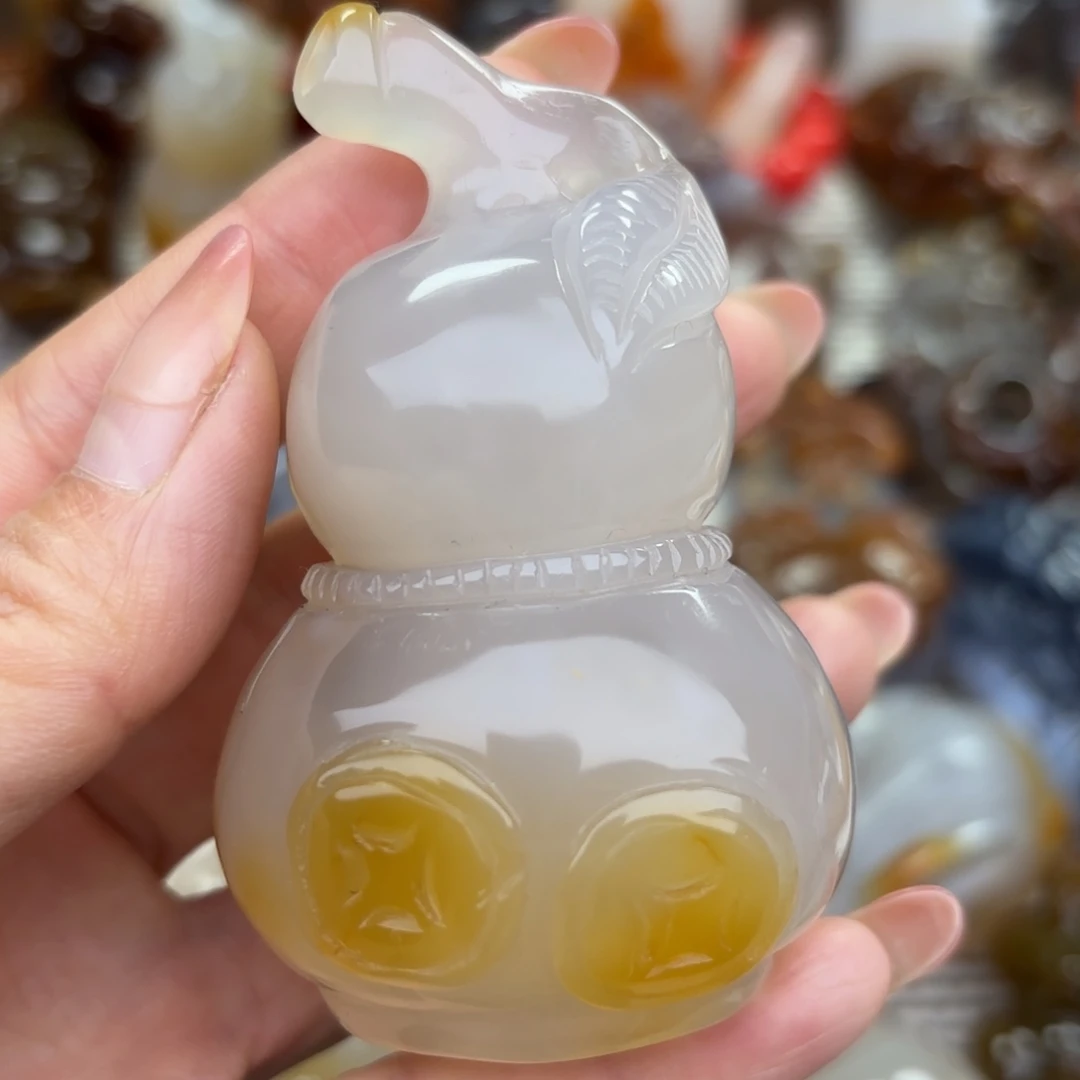 未镶嵌把件玛瑙/玉髓
