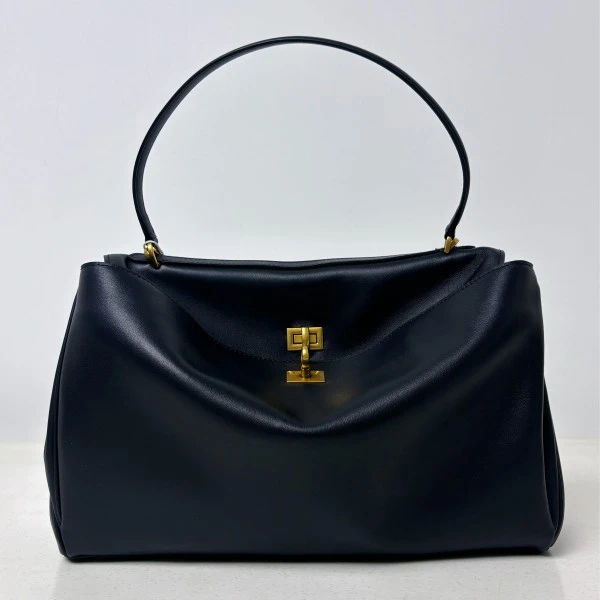 【星线好物】托特牛皮单肩斜跨潮酷手提包60101S