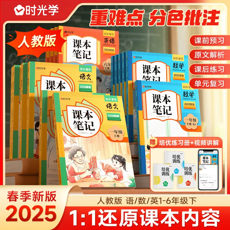 课本笔记.人教版 时光学【1-6年级 下册】