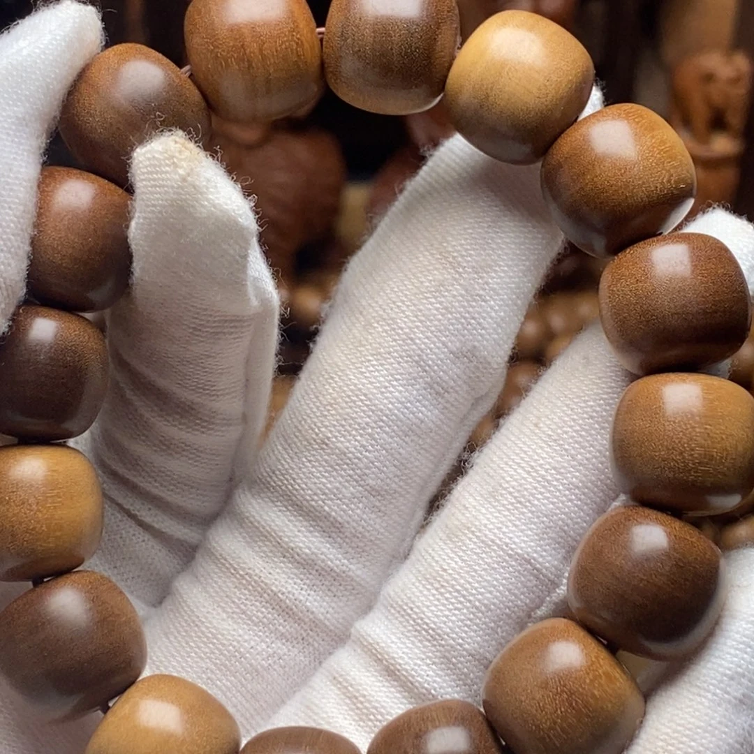 檀香木手串/手链且**吟手串1314