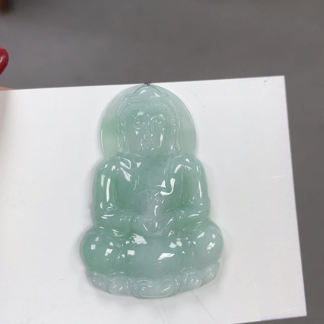 翡翠颈饰未镶嵌观音