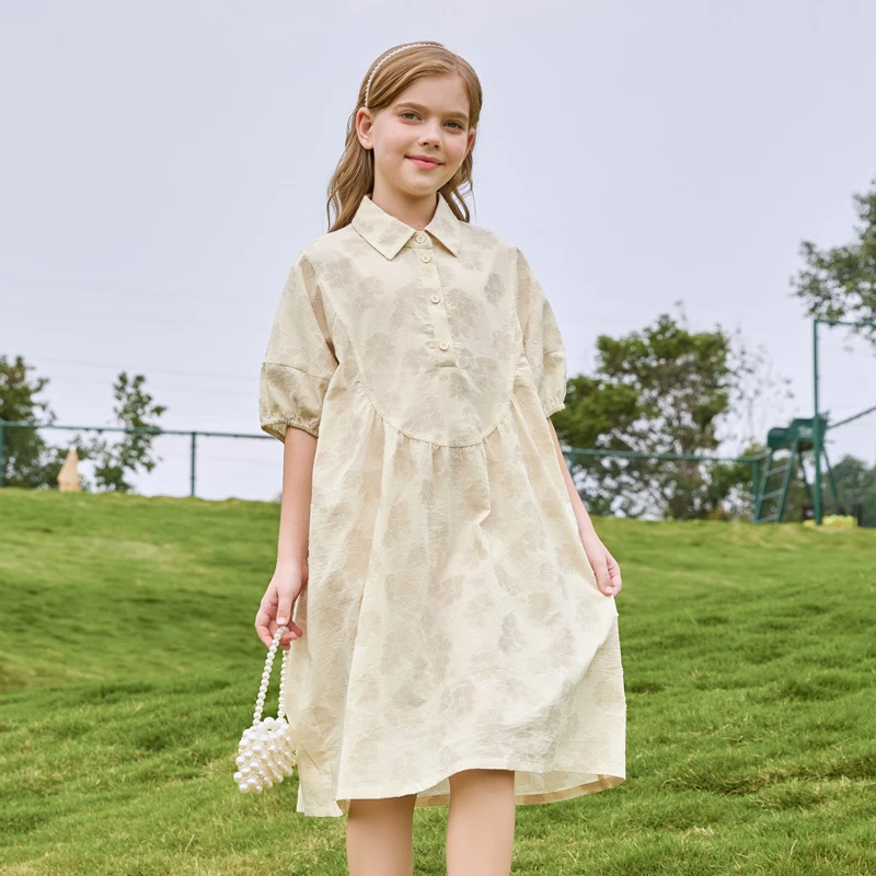 1885女童连衣裙独特漂亮洋气时髦中大童女孩夏装2025新款爆款裙子