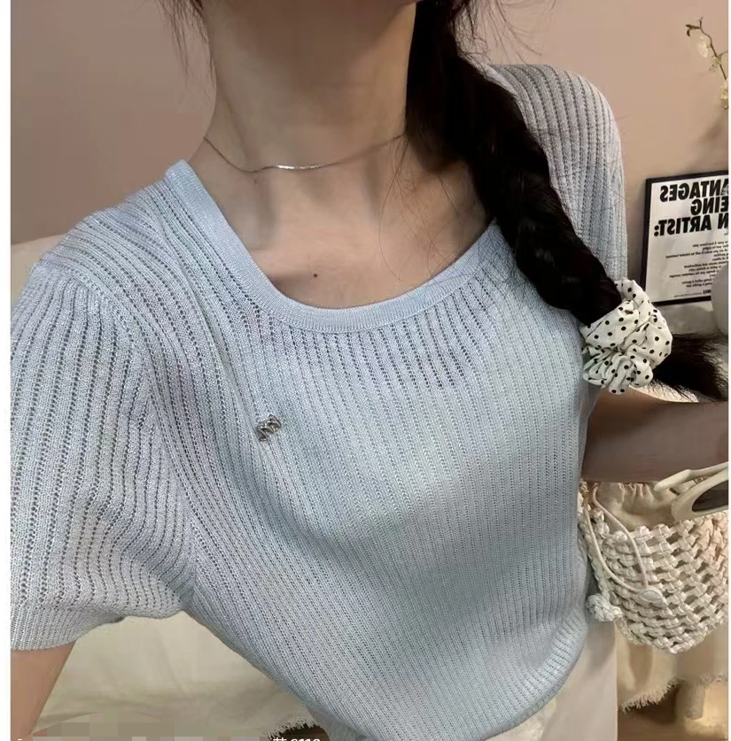 下开口小众设计套头针织开衫116