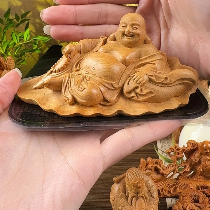 柏木（崖柏）荷叶弥勒经典款