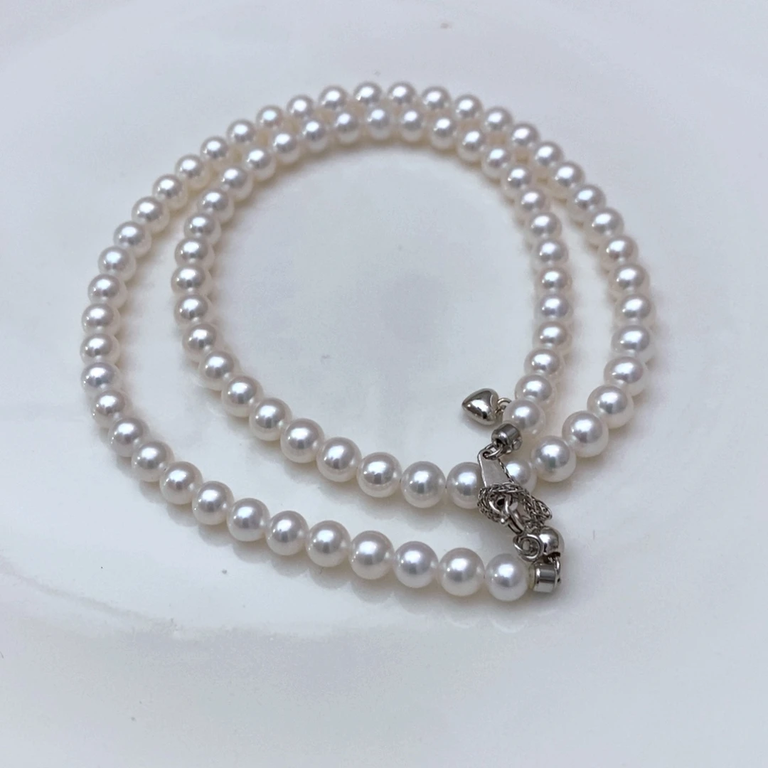 颈饰银S925镶嵌淡水珍珠