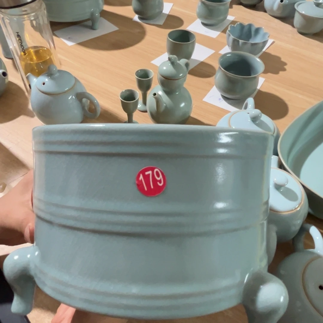 大***成摆件原产地原矿釉汝瓷