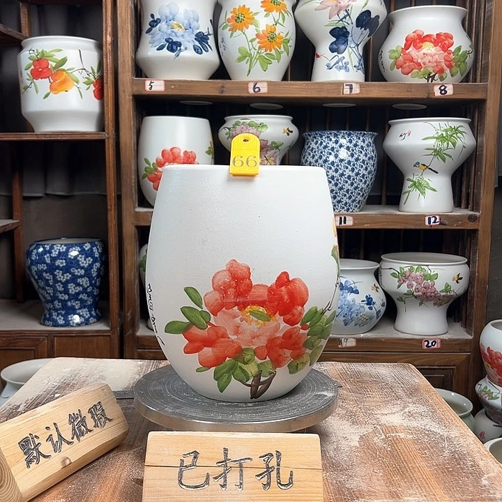 摆件66大微瑕新款陶瓷陶瓷