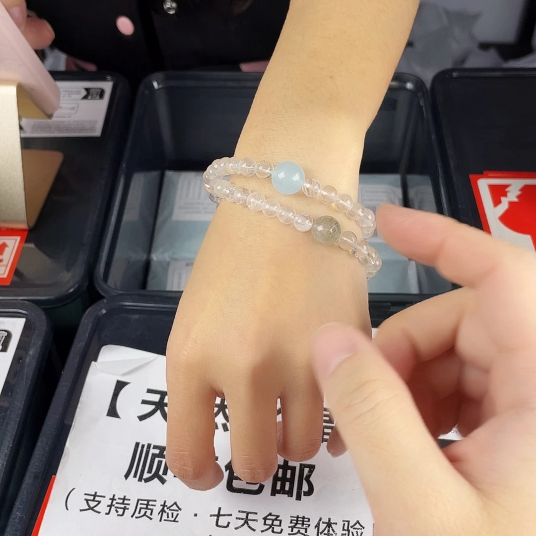 银S925镶嵌手链水晶