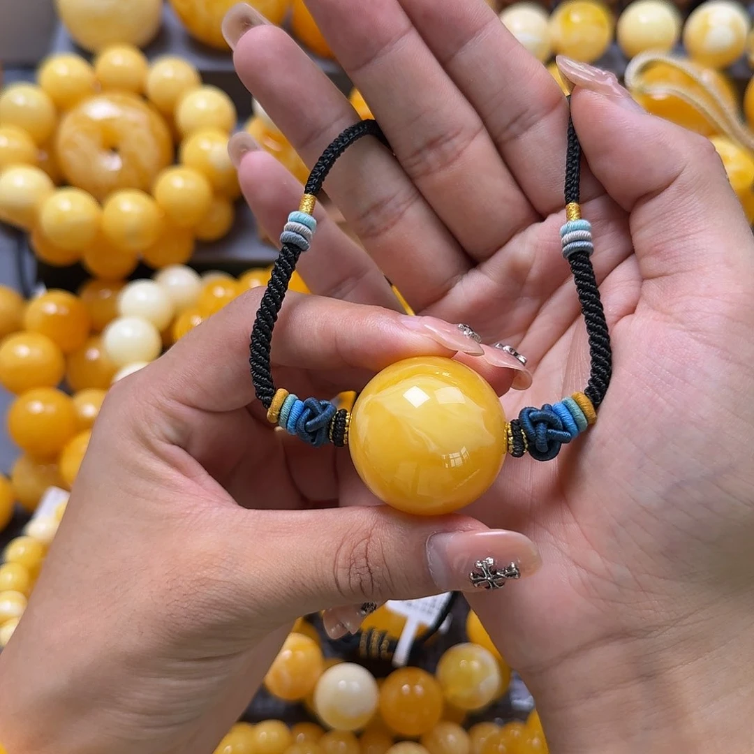 未镶嵌蜜蜡珠宝奇石33mm