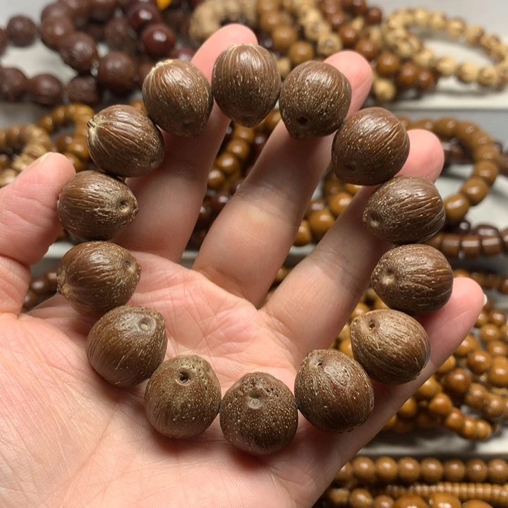 手串紫金鼠17mm矮桩正圆原皮单圈手串