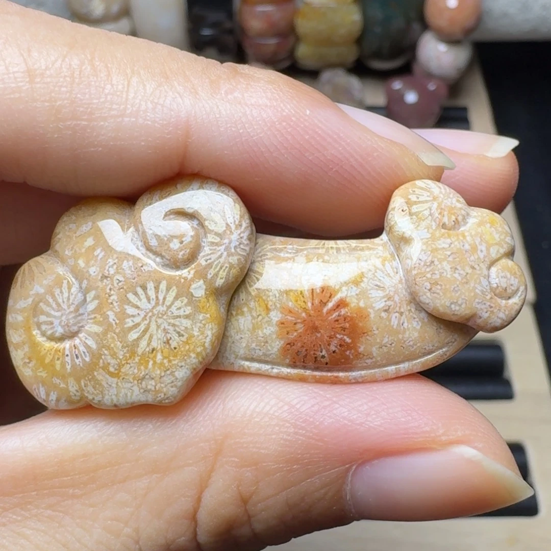 硅化玉未镶嵌如意如意，顺我心意
