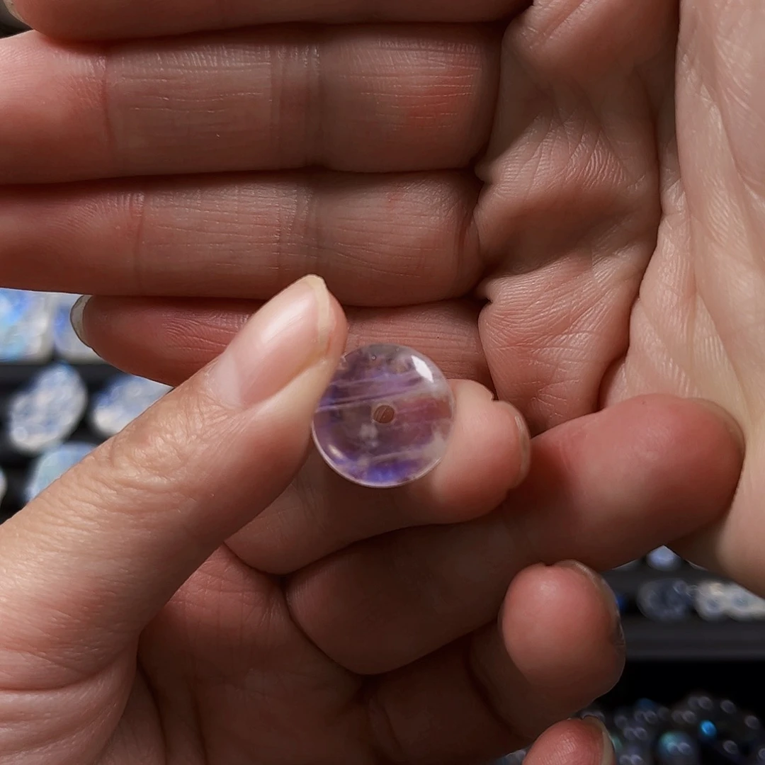 长石未镶嵌裸石朵*儿平安扣