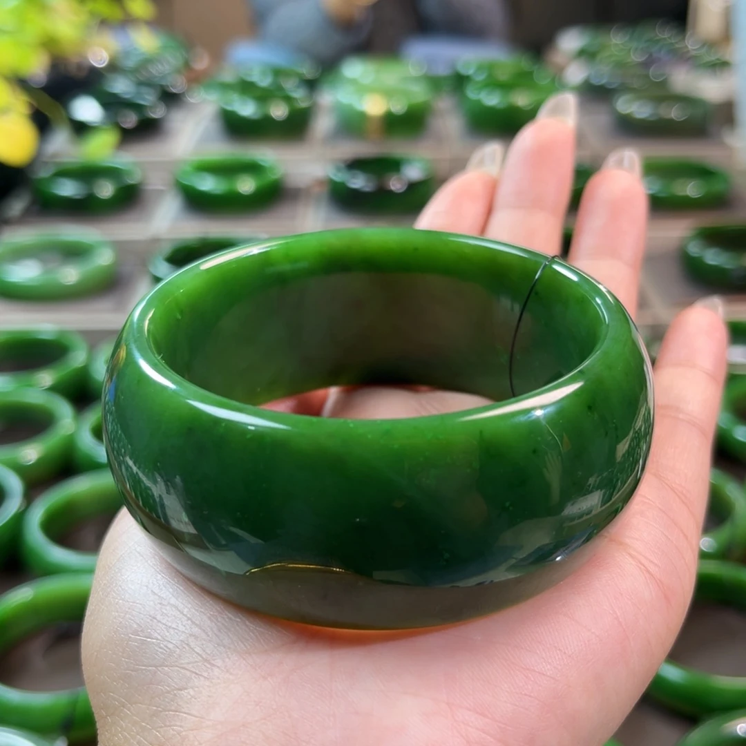 未镶嵌手镯和田玉（碧玉）6061