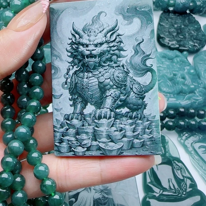 翡翠未镶嵌颈饰多样性发货天然A货翡翠