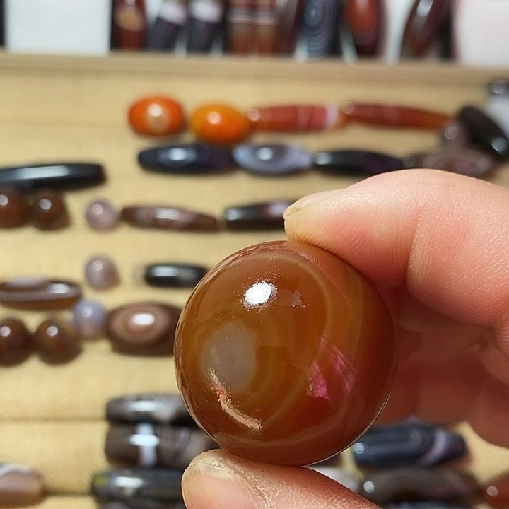 玛瑙/玉髓合金颈饰