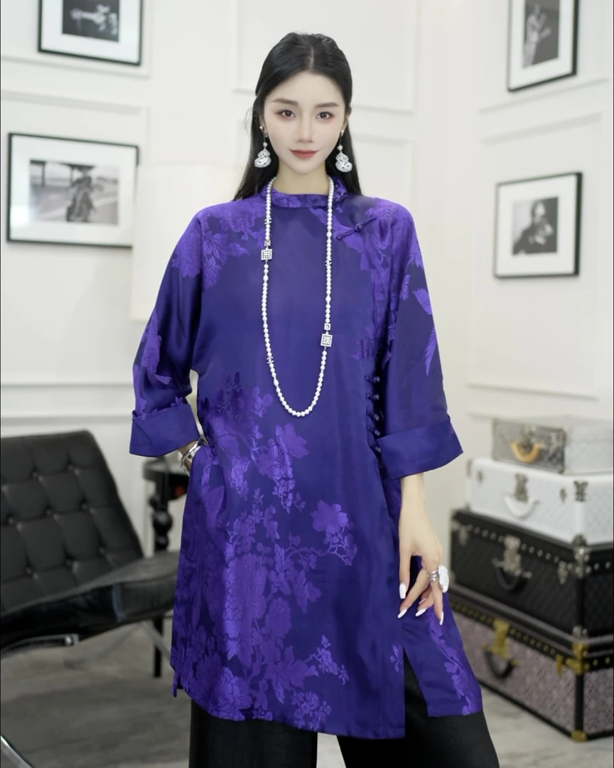 Betty Bairn【珍藏版 · 老缎系列】25姆米桑蚕丝上衣25B-BW10836