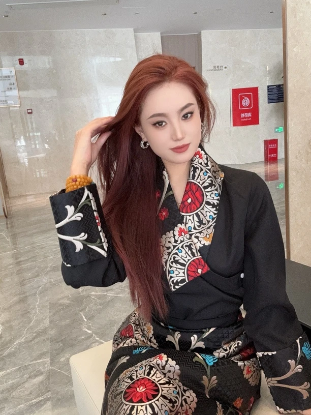 藏衣领服装 西藏服➕绑典两件套 （百搭气质款）