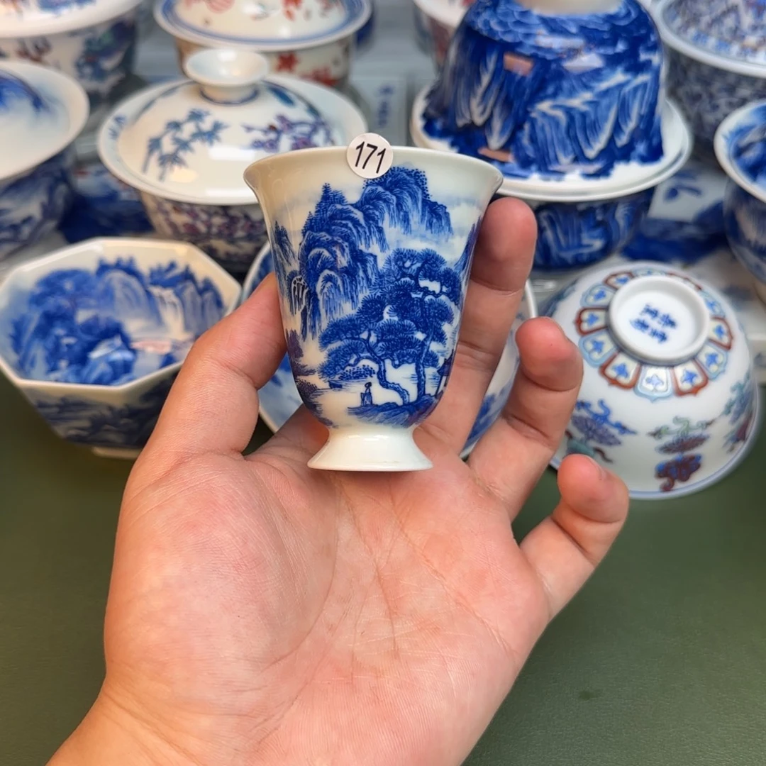 彦祖纯手工手绘茶具171