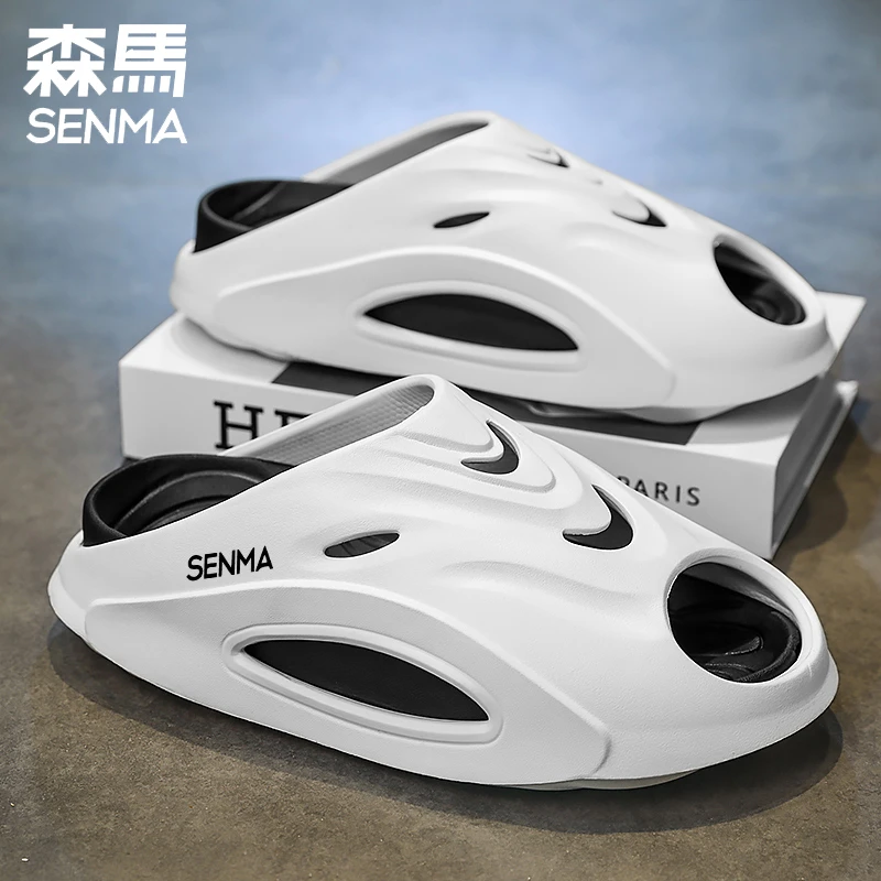 森马户外男士运动拖鞋2025夏季外穿凉拖鞋厚底增高减震透气沙滩鞋