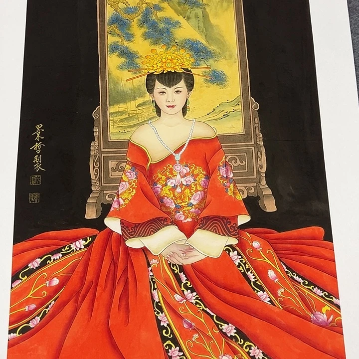 竖款山水作品……喜欢进来看看