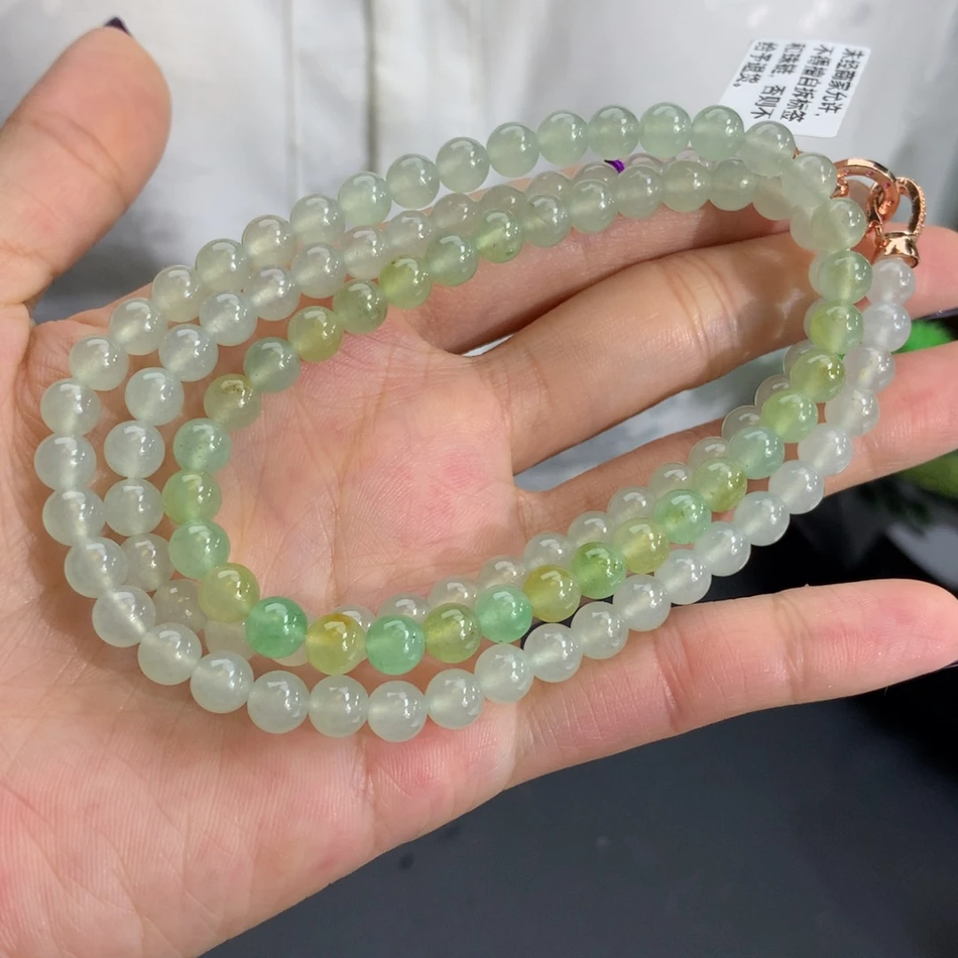 未镶嵌手链翡翠卡6冰胶渐变特色项链