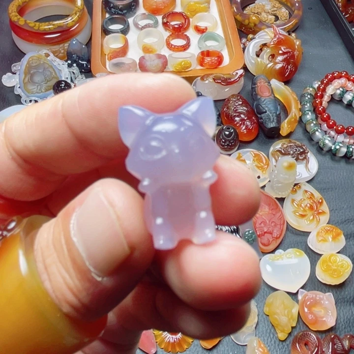 玛瑙/玉髓未镶嵌颈饰