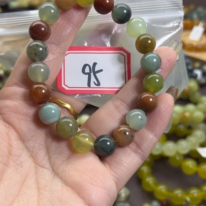 蛇纹石玉未镶嵌手链