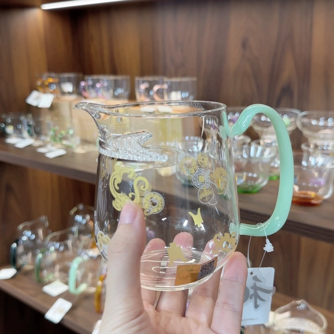 禾器瑞币纹丰然浅玉色